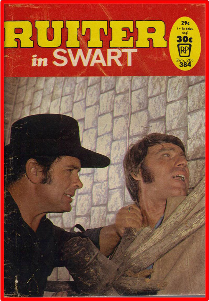 Ruiter in Swart